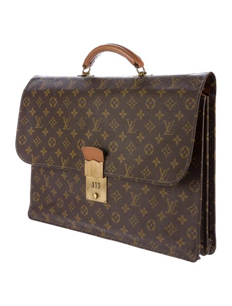 vintage lv briefcase.